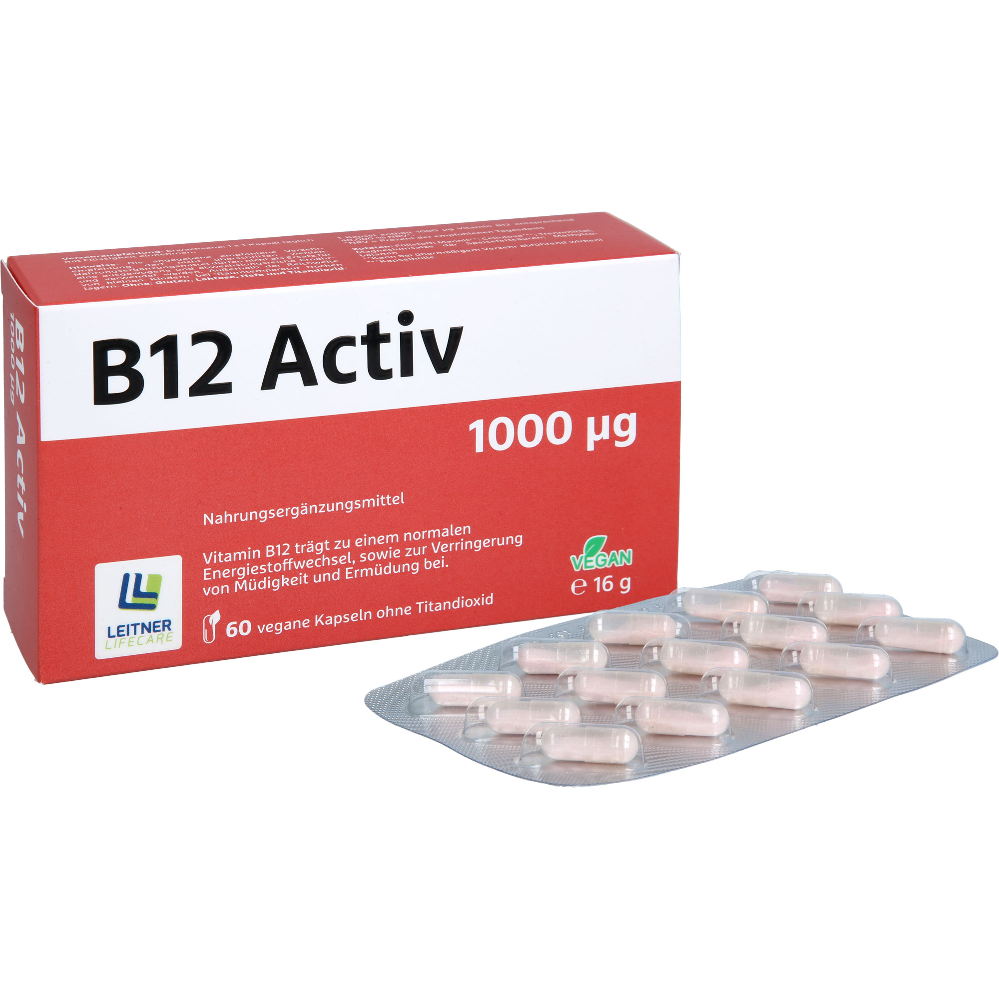 B12 Activ 1000Ug Kapseln 60 St Leitner Lifecare bei onfy.de kaufen 18458219