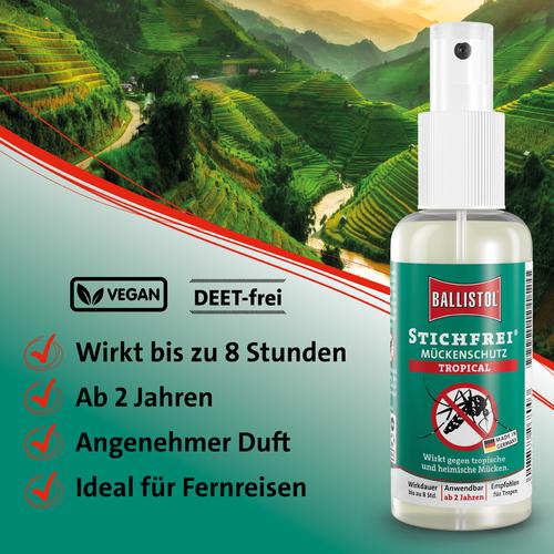 Stichfrei Tropical Pumpspray Mückenschutz 100 ml Hager Pharma bei onfy.de kaufen 19685880
