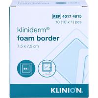 Schaumverband Border 7.5x7.5 cm Haftend null