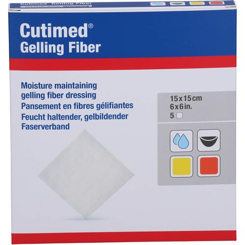 Cutimed Gelling Fiber Kom.15x15 cm Hydrofaserverb. 5 St B2B Medical bei onfy.de kaufen 18192046