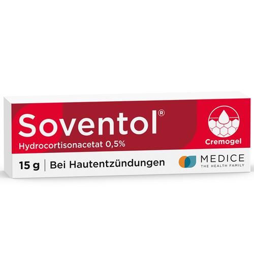 Soventol HydroCortisonACETAT 0.5% Hautentzündungen  15 g MEDICE Arzneimittel Pütter bei onfy.de kaufen 10714350