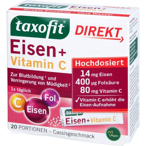 Taxofit Eisen+vitamin C Direktgranulat 20 St MCM KLOSTERFRAU Vertr. bei onfy.de kaufen 19080556