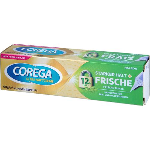 Corega Ultra Haftcreme Starker Halt + Frische 40 g Haleon Germany bei onfy.de kaufen 19283986