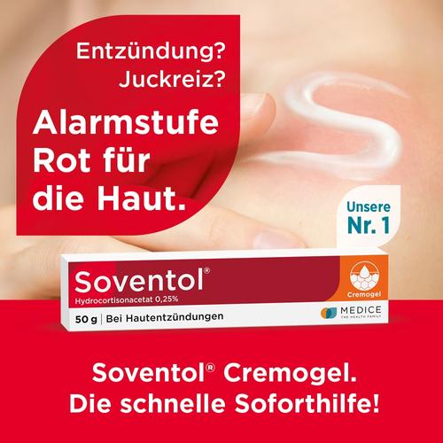 Soventol HydroCortisonACETAT 0.25% bei Hautentzündungen  50 g MEDICE Arzneimittel Pütter bei onfy.de kaufen 10714396