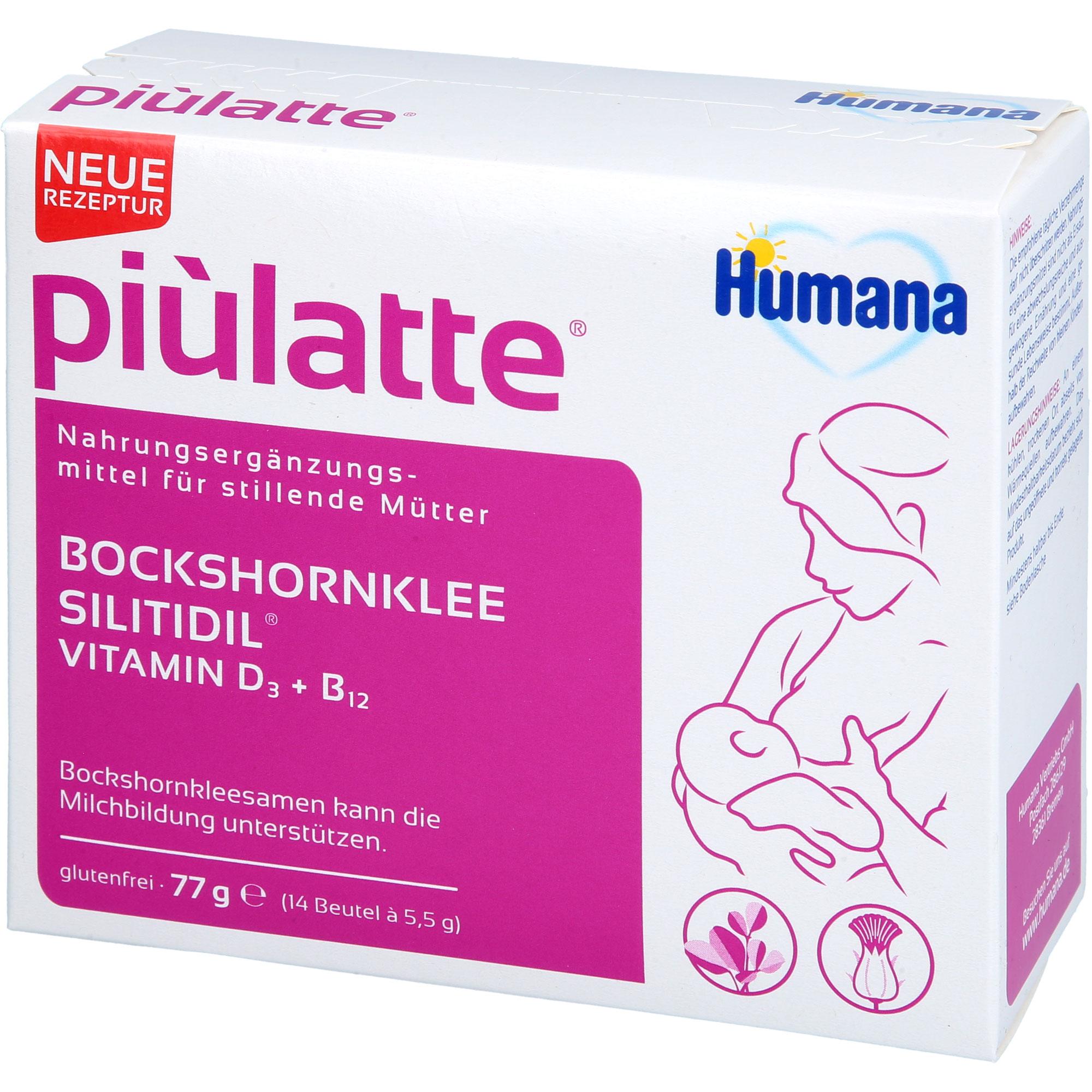 Humana Piulatte Bockshornklee Muttermilchbildend 14x5.5 g Humana Vertriebs bei onfy.de kaufen 19553463