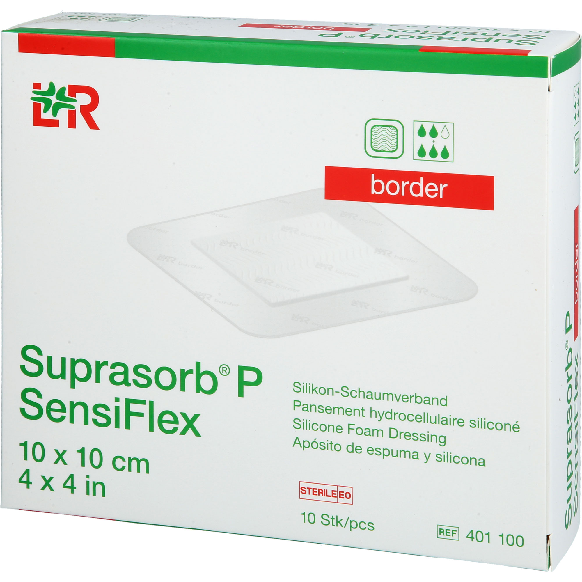 Suprasorb P Sensiflex Border 10x10 10 St Lohmann & Rauscher bei onfy.de kaufen 19862968