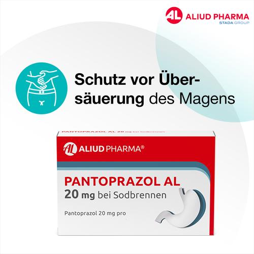 Pantoprazol Al 20mg bei Sodbrennen 14 St ALIUD Pharma bei onfy.de kaufen 05883671
