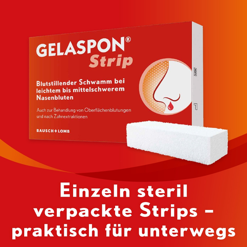 Gelaspon Strip 40x10x10 Mm Gelatineschwamm 4 St Dr. Gerhard Mann bei onfy.de kaufen 17940575