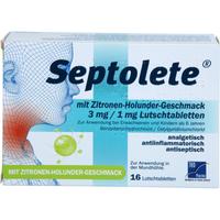Septolete M. Zitronen-Holunder-Geschm. 3mg/1mg Lut null