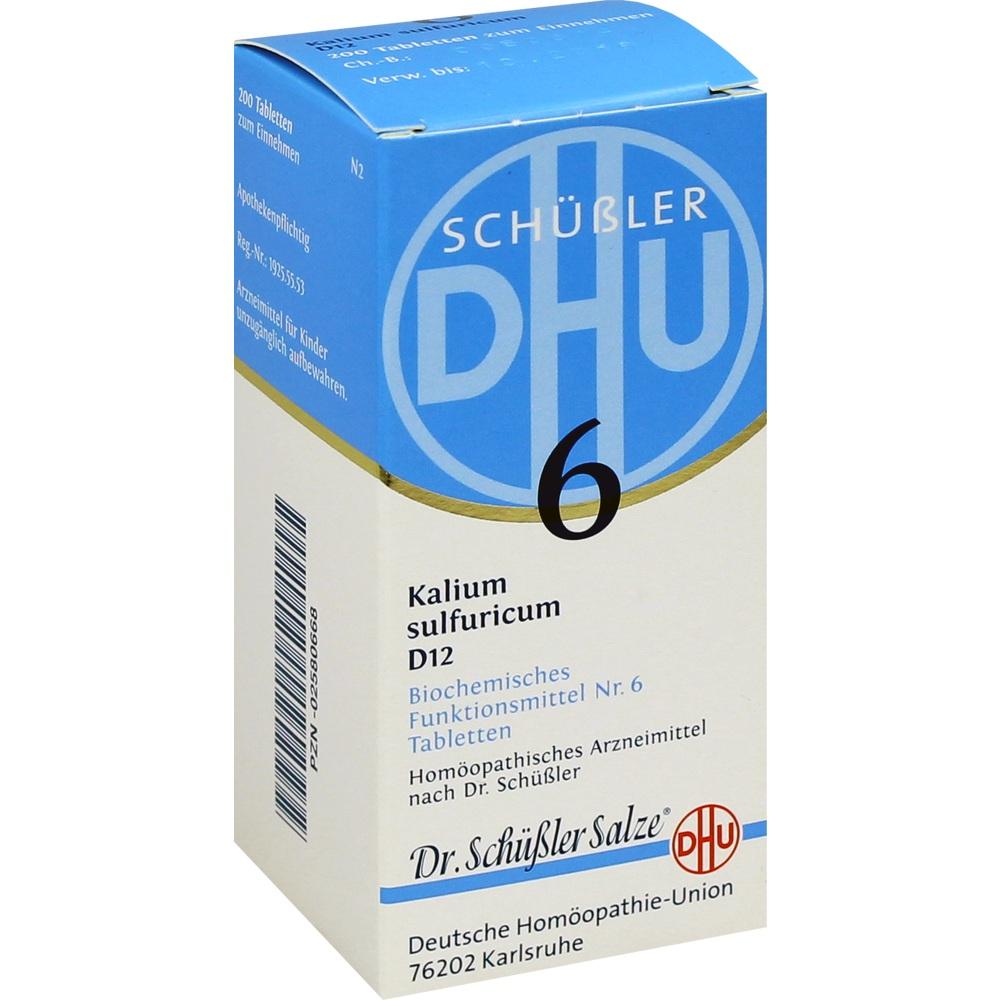 Biochemie Dhu 6 Kalium Sulfuricum D12 null