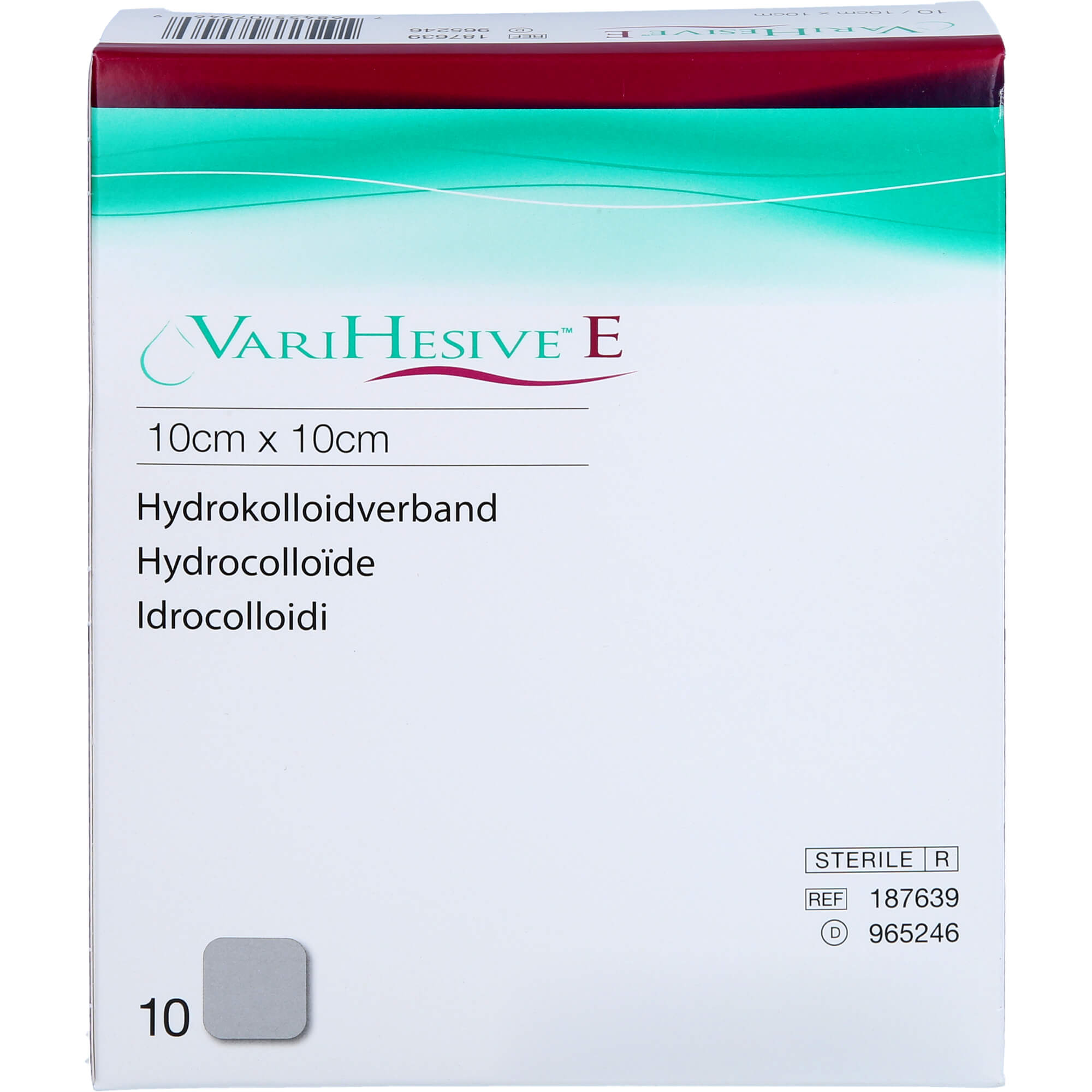 Varihesive E 10x10 cm Hkv Hydroaktiv null