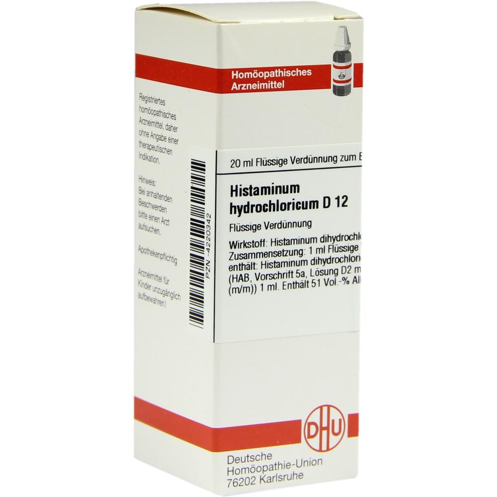 Histaminum Hydrochlor D12 null