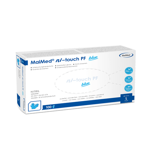 Myclean Ni-Touch Gr. L Nitril Unsteril Pf 100 St MaiMed bei onfy.de kaufen 11330083