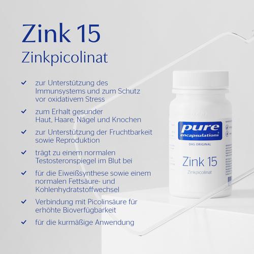 Pure Encapsulations Zink 15 Zinkpikolinat 30 St pro medico bei onfy.de kaufen 19433003