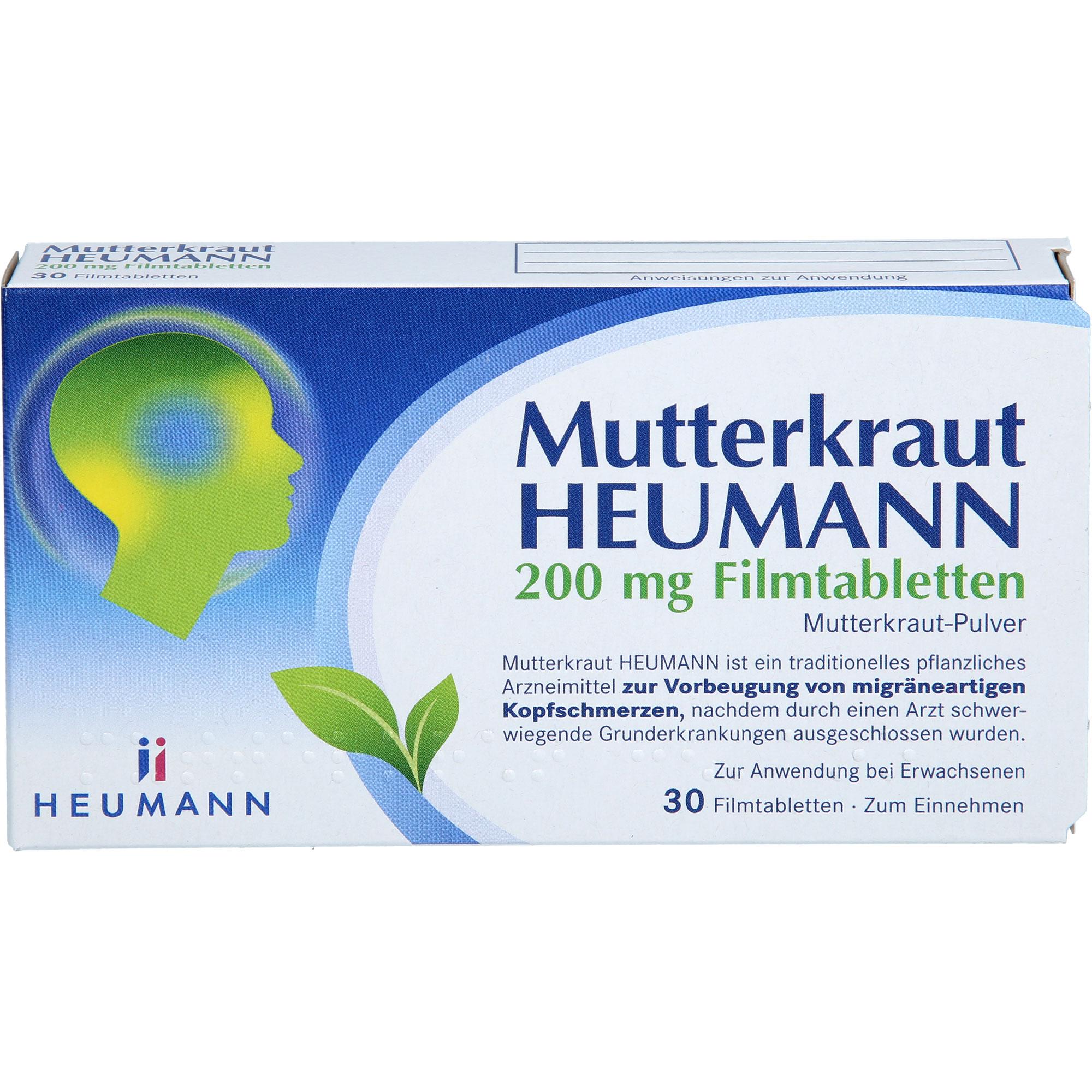 Mutterkraut Heumann 200 mg Filmtabletten null