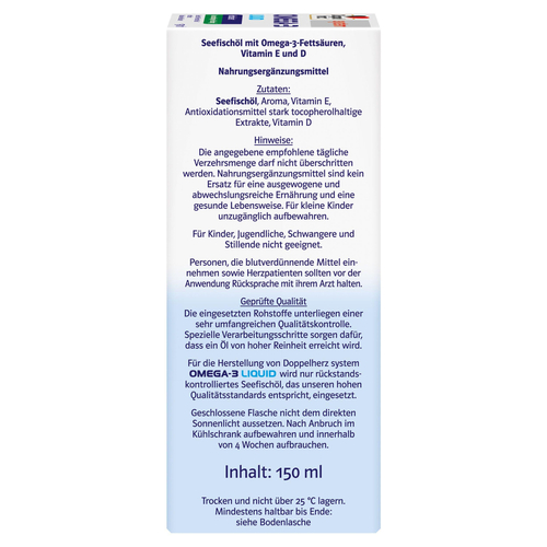 Doppelherz Omega-3 Liquid System 150 ml Queisser Pharma bei onfy.de kaufen 15638381