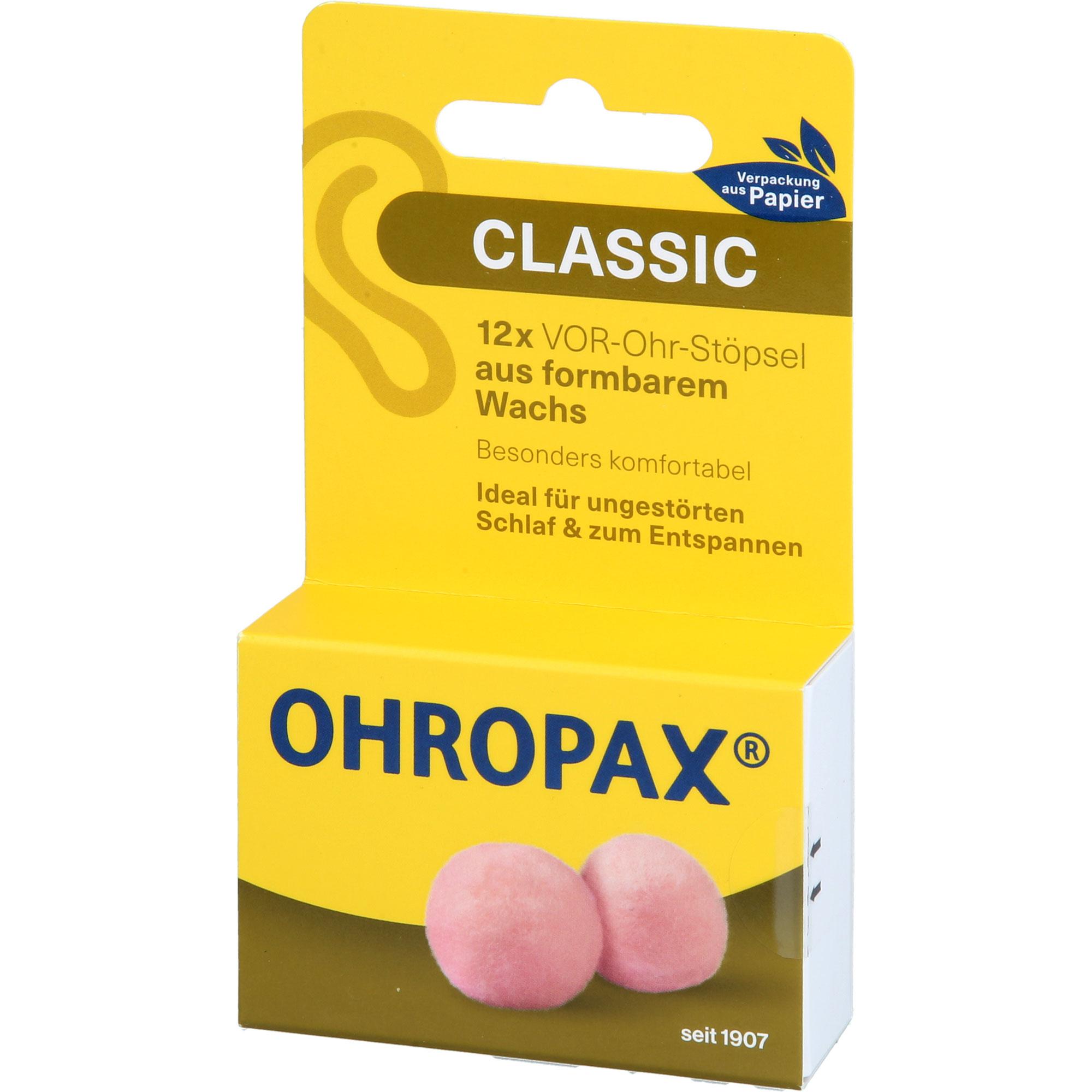 Ohropax Classic Wachs Vor-Ohr Stöpsel 12 St OHROPAX bei onfy.de kaufen 19412596