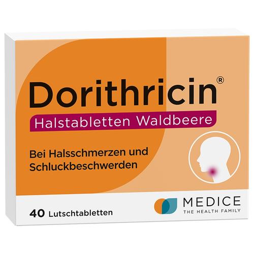 Dorithricin Halstabletten Waldbeere bei Halsschmerzen  40 St MEDICE Arzneimittel Pütter bei onfy.de kaufen 10078428