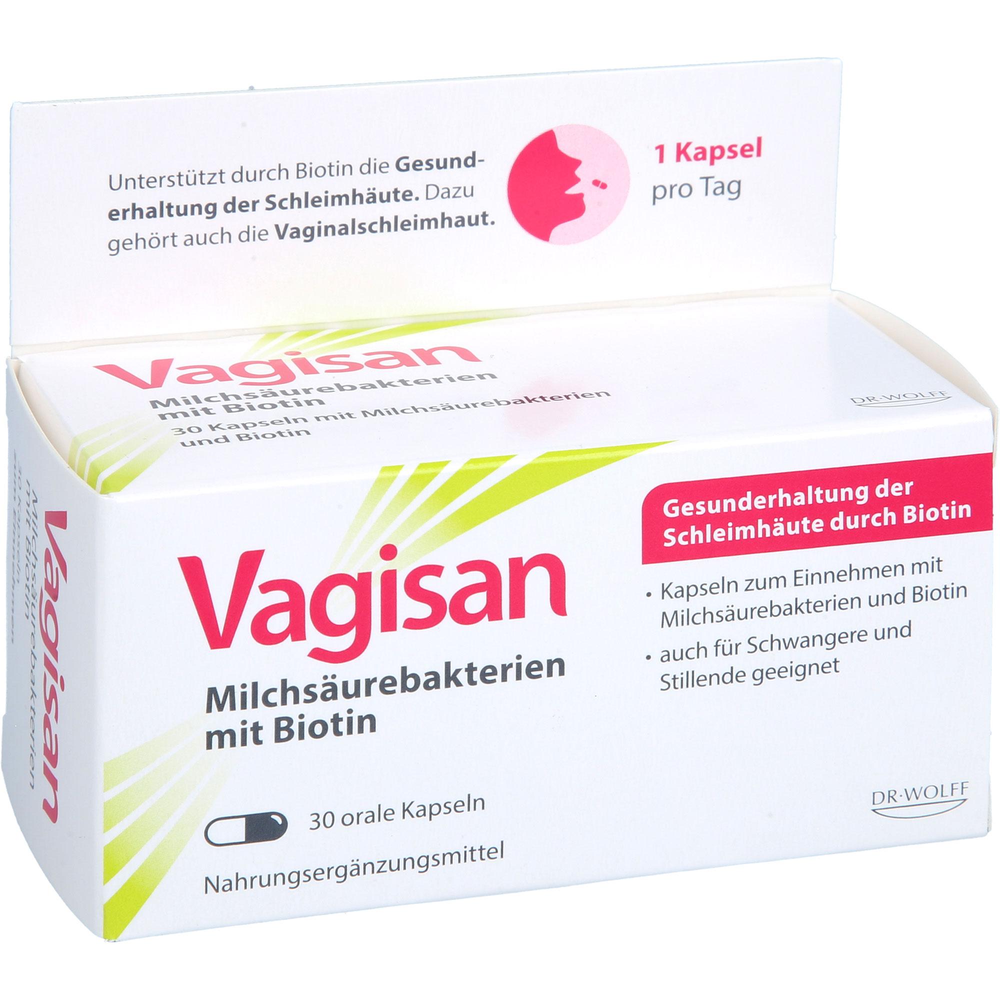 Vagisan Milchsäurebakterien mit Biotin 30 St Dr. August Wolff GmbH & Co.KG Arzneimittel bei onfy.de kaufen 19335708