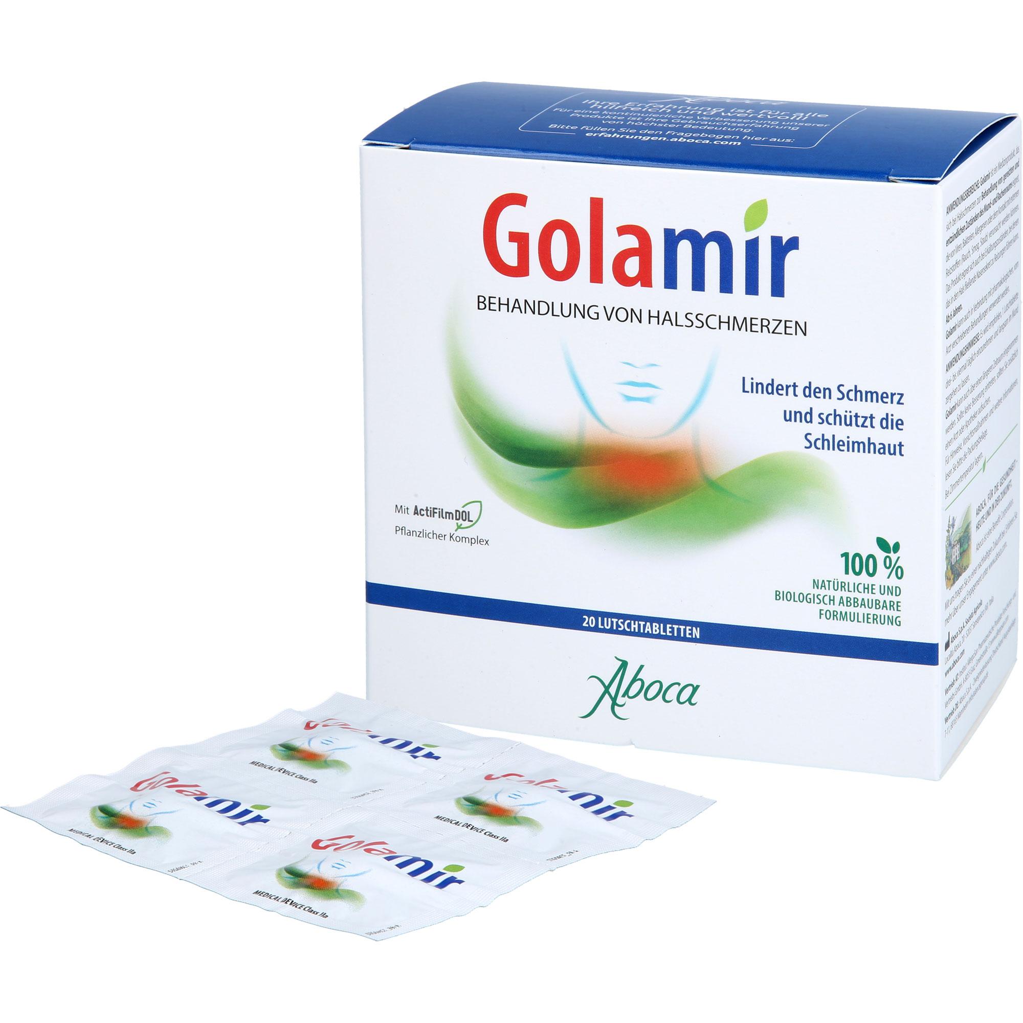 Golamir Lutschtabletten 20 St ABOCA S.P.A. SOCIETA' AGRICOLA bei onfy.de kaufen 19095084