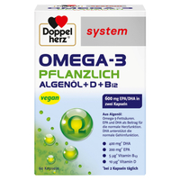 Doppelherz Omega-3 Pflanzlich System null