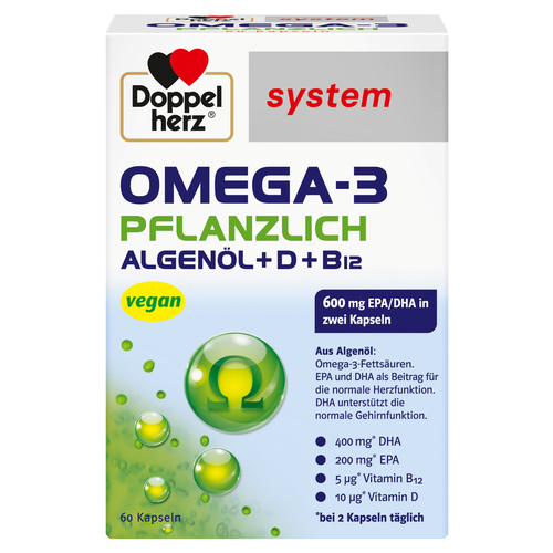 Doppelherz Omega-3 Pflanzlich System 60 St Queisser Pharma bei onfy.de kaufen 13335788