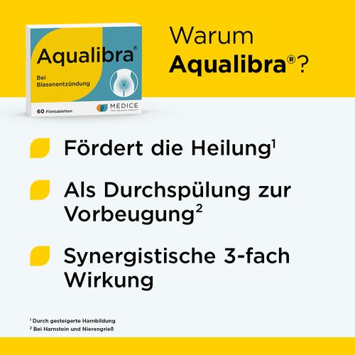 Aqualibra bei wiederkehrenden Blasenentzündung 60 St MEDICE Arzneimittel Pütter bei onfy.de kaufen 00795287