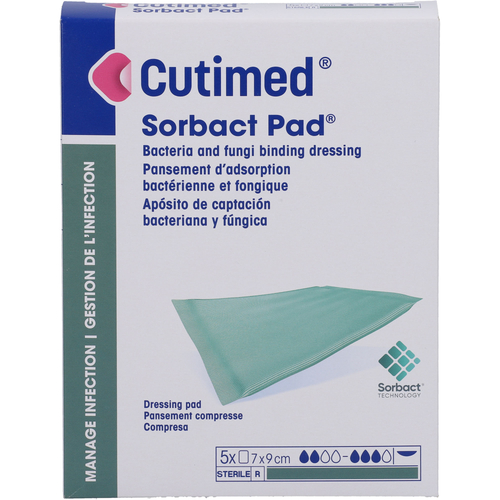 Cutimed Sorbact Pad 7x9 cm 5 St B2B Medical bei onfy.de kaufen 20114088
