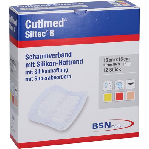Cutimed Siltec B Schaumverb.15x15 cm M.haftr. 12 St Avitamed bei onfy.de kaufen 19507374