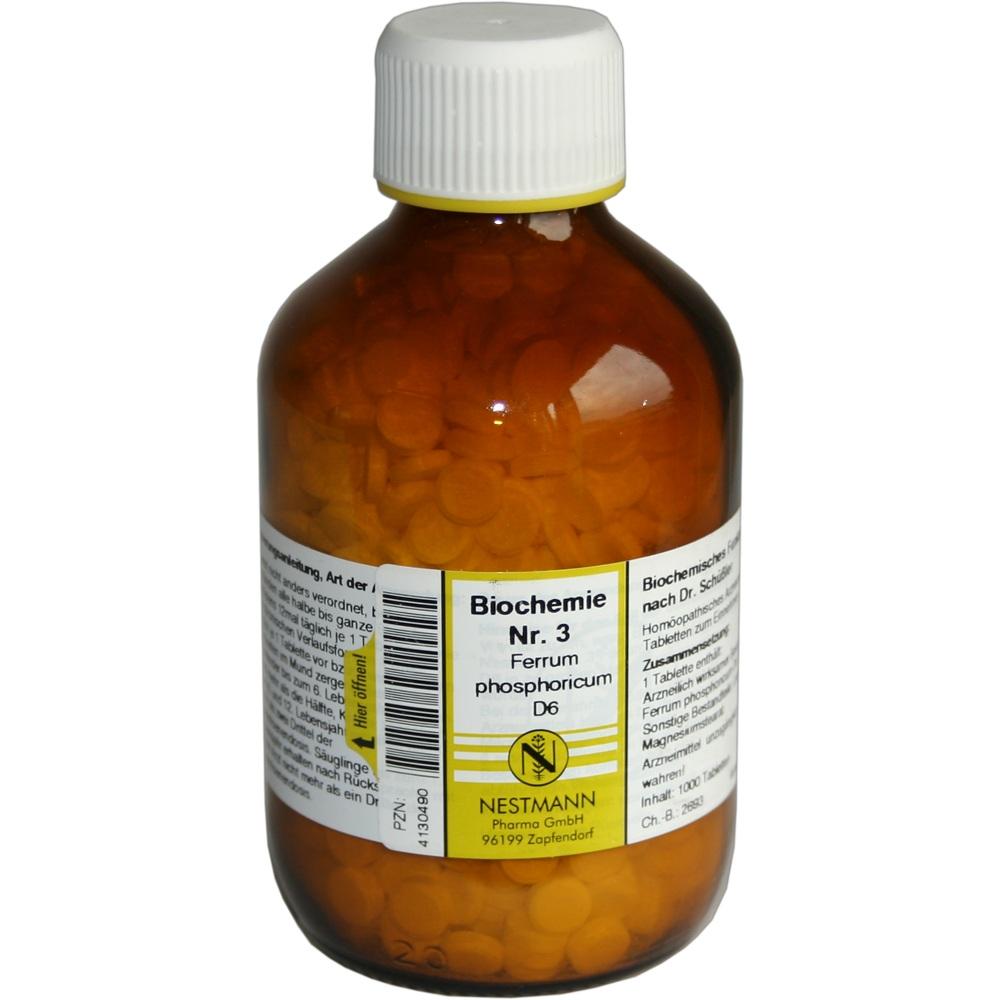 Biochemie Nestmann Nr.3 Ferrum Phosphoricum D 6 null