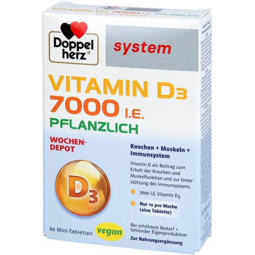 Doppelherz Vitamin D3 7000 I.e. Pflanzlich System 60 St Queisser Pharma bei onfy.de kaufen 19413101