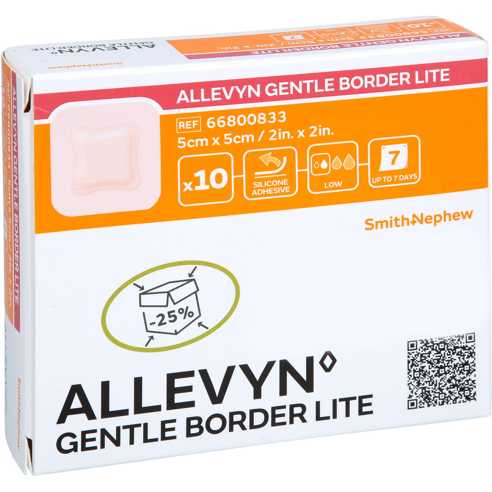 Allevyn Gentle Border Lite 5x5 cm Schaumverb. 10 St adequapharm bei onfy.de kaufen 19669208