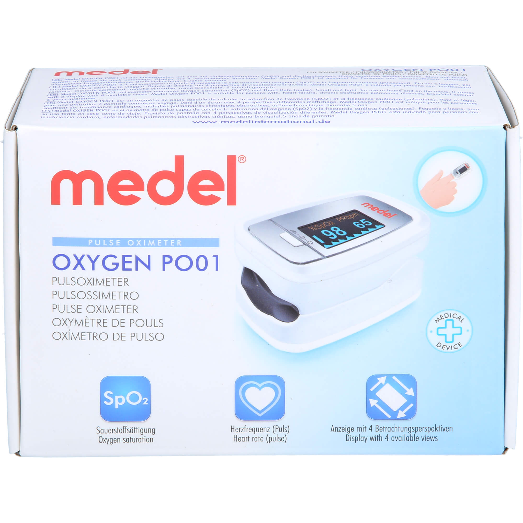 Medel Oxygen Po 01 Pulsoximeter null