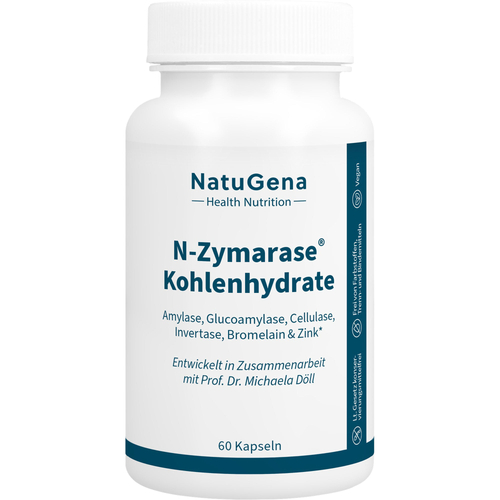 N-Zymarase Kohlenhydrate Bromelain + Zink + Chrom 60 St NatuGena bei onfy.de kaufen 19346037