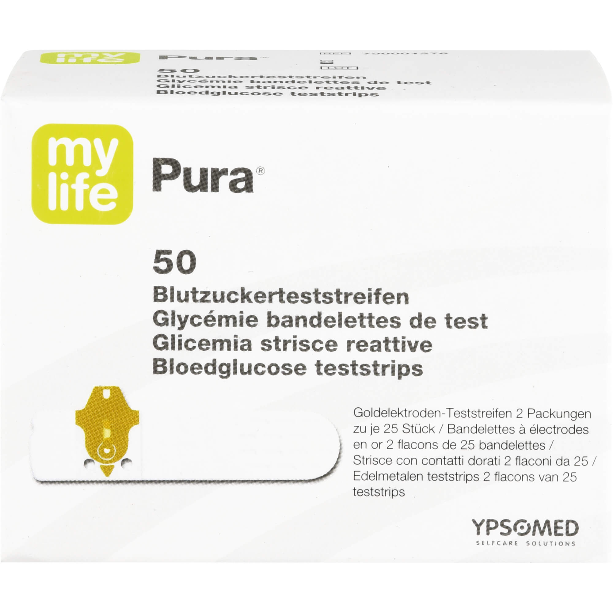 Mylife Pura Blutzucker Teststreifen null