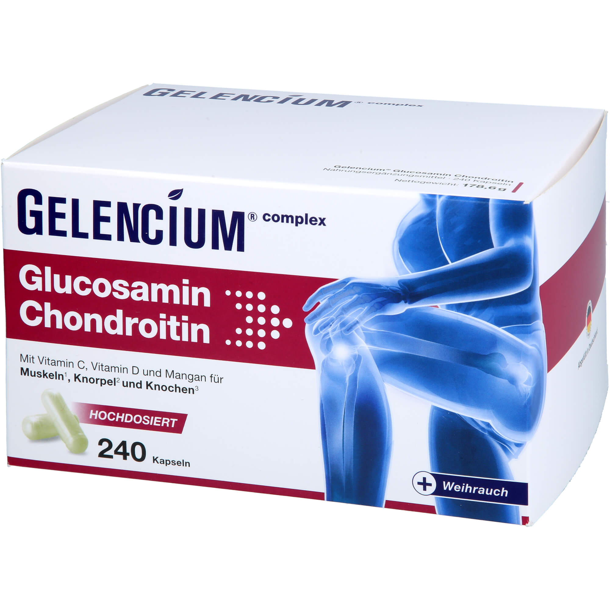 Gelencium Glucosamin Chondroitin Hochdos. Vit C 240 St Heilpflanzenwohl bei onfy.de kaufen 19360273