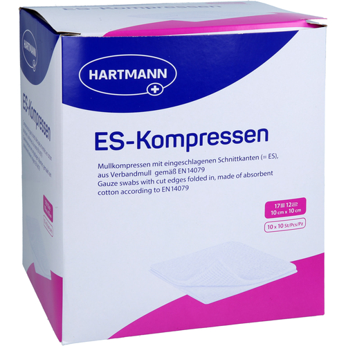 Es-Kompressen Steril 10x10 cm 12Fach Grosspackung 10x10 St ANELK Pharma bei onfy.de kaufen 20338936