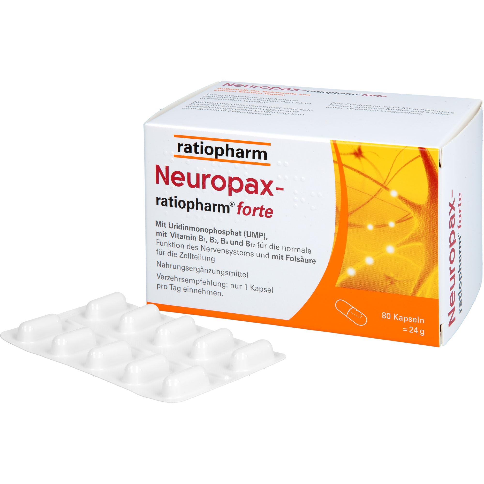 Neuropax-Ratiopharm Forte 80 St ratiopharm bei onfy.de kaufen 19386580