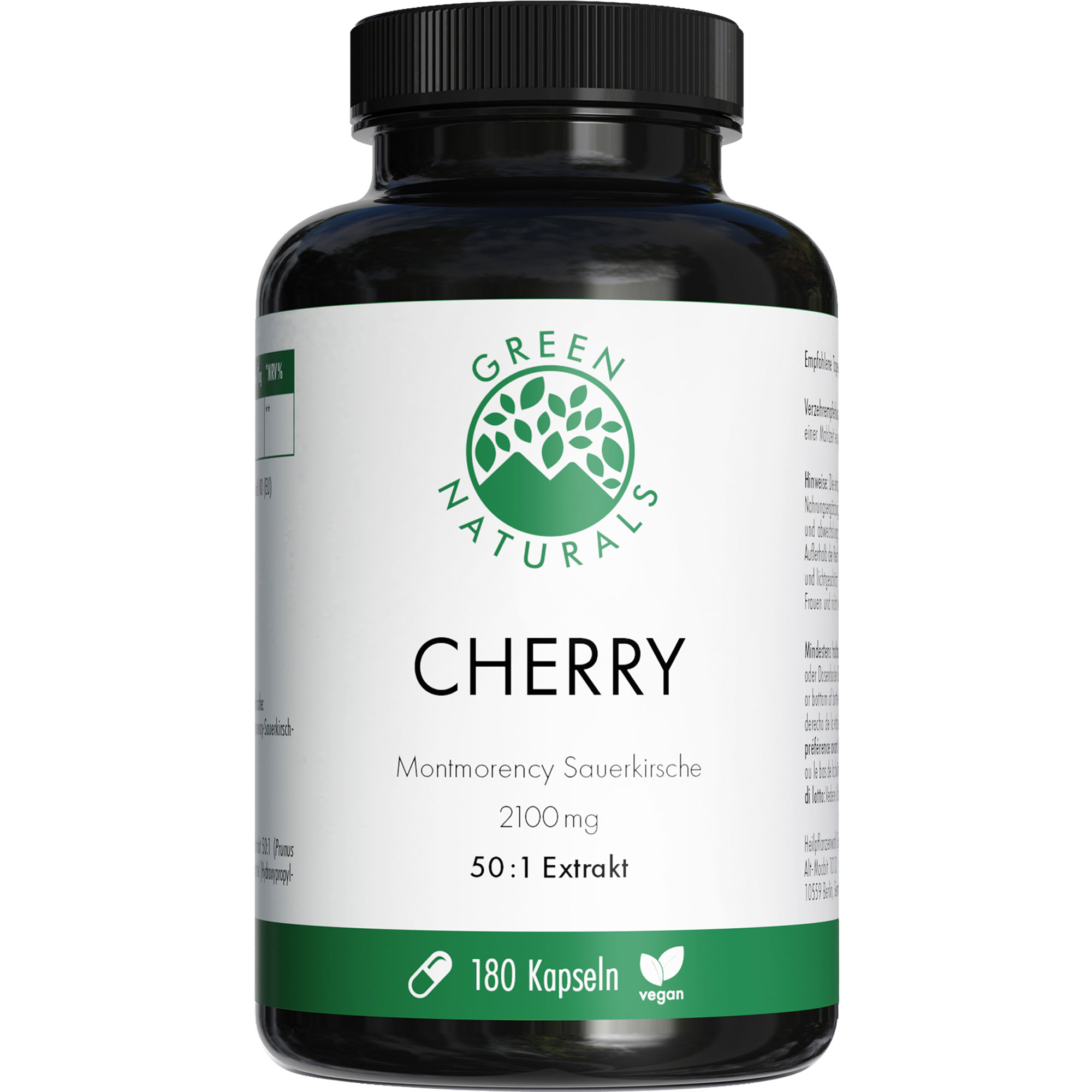 Green Naturals Cherry Montmorency Sauerk. 2100 mg