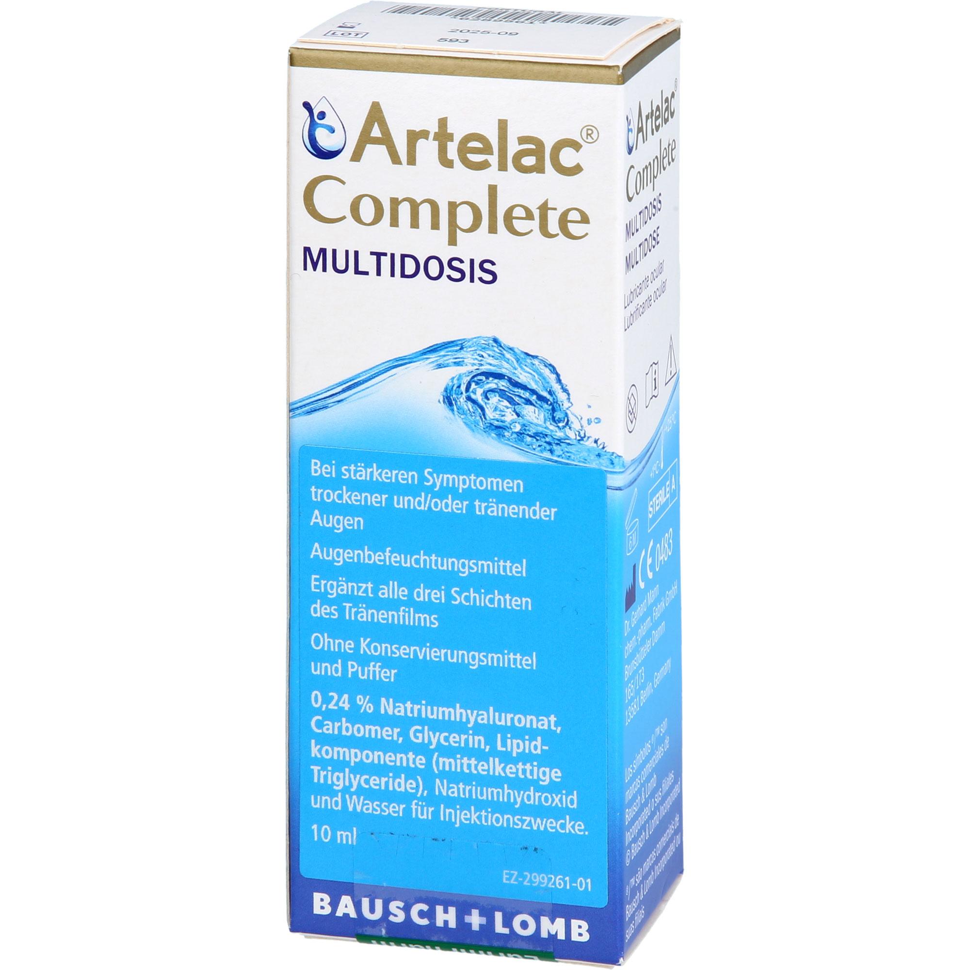 Artelac Complete Mdo Augentropfen 10 ml EurimPharm Arzneimittel bei onfy.de kaufen 19462192