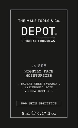 Depot No. 809 Nightly Face Moisturizer Nachtcreme 5 ml