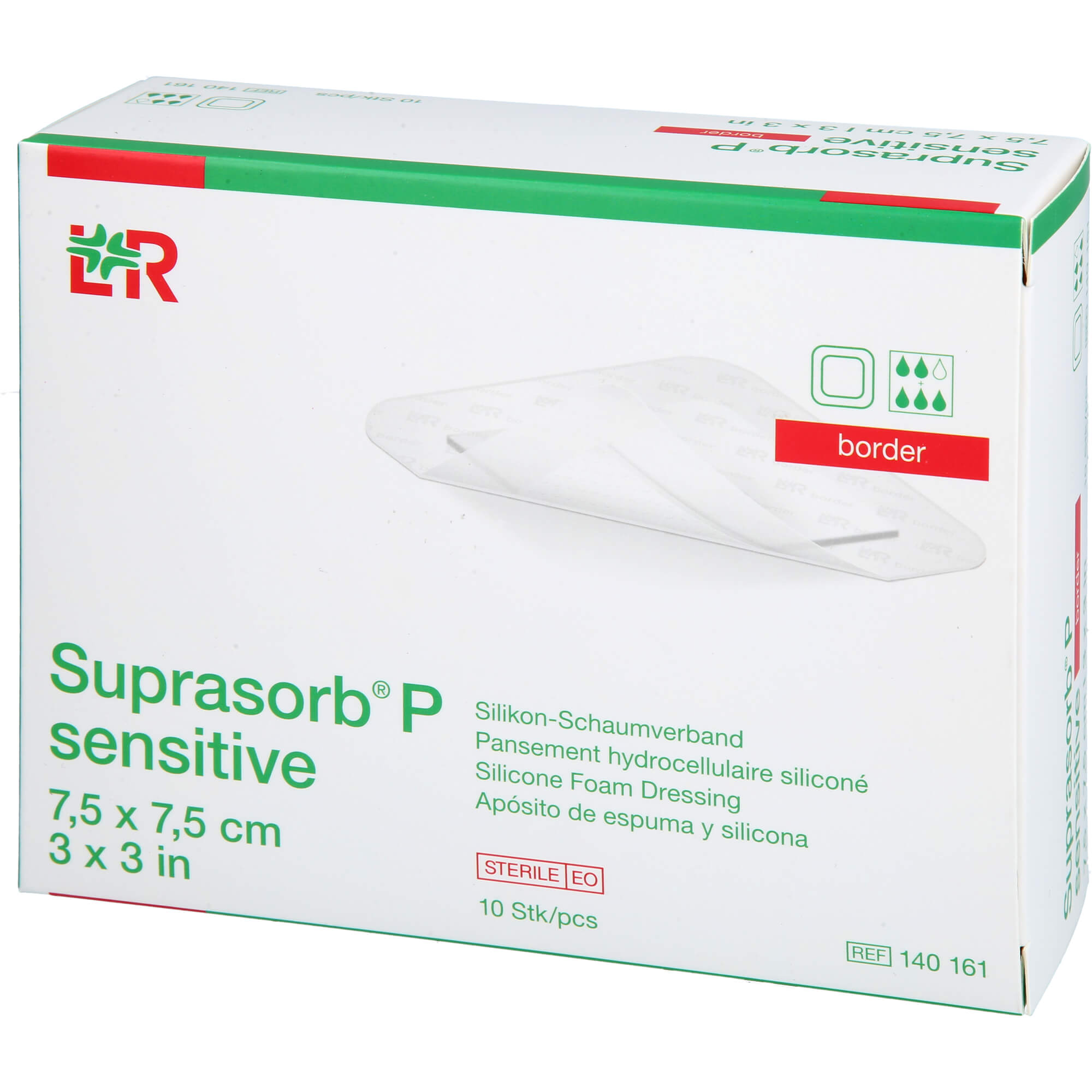 Suprasorb P Sensitive Pu-Schaumv.border 7.5x7.5cm 10 St Avitamed bei onfy.de kaufen 19373442