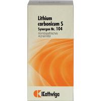 Synergon Kompl Lithium Carbonicum S Nr.104 null
