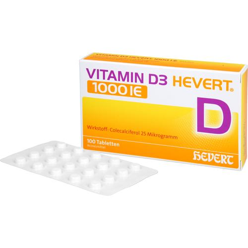 Vitamin D3 Hevert 1000 I.e. 100 St Hevert-Arzneimittel bei onfy.de kaufen 19448938
