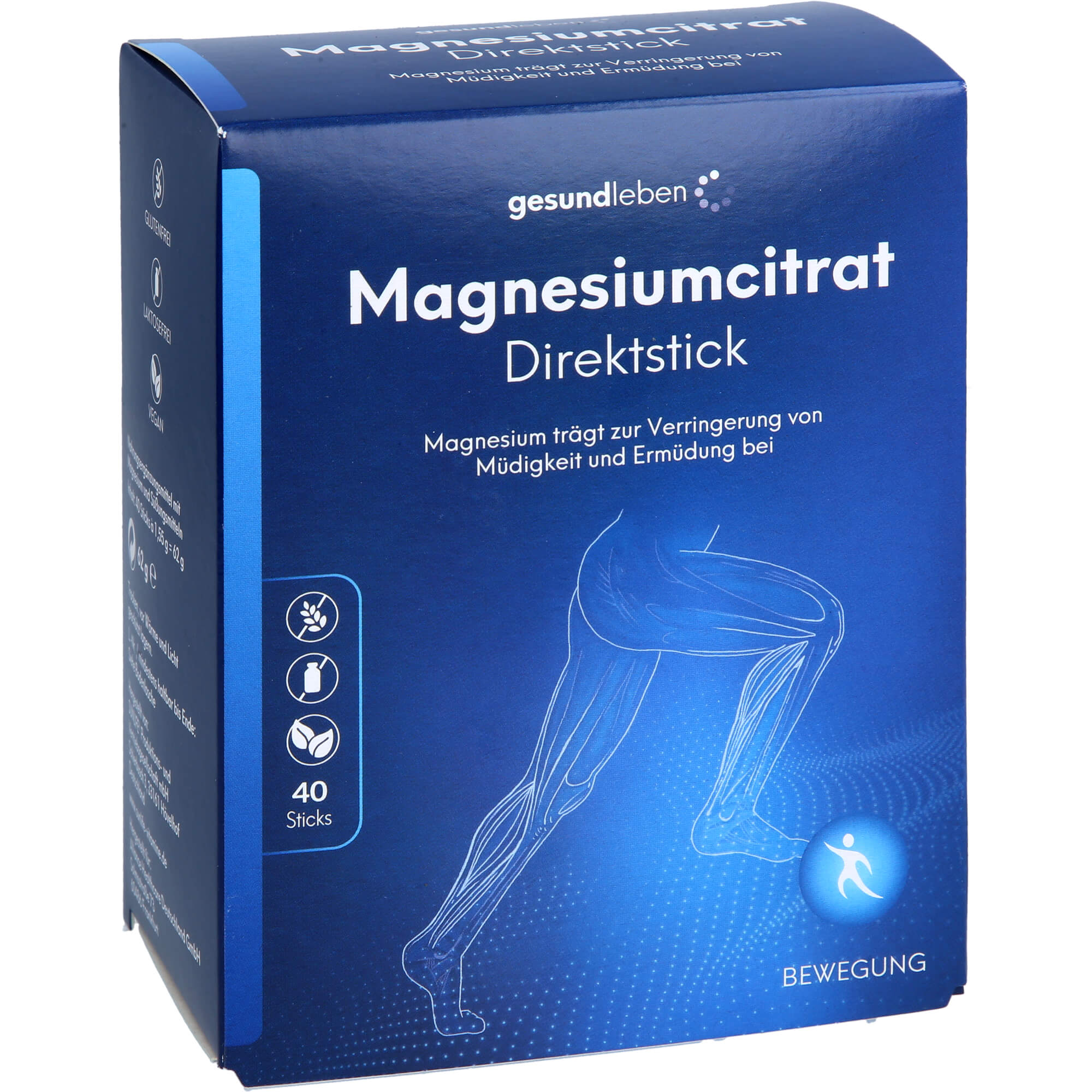 Gesund Leben Magnesiumcitrat Direktstick 40x1.55 g Alliance Healthcare Deutschland bei onfy.de kaufen 19198105
