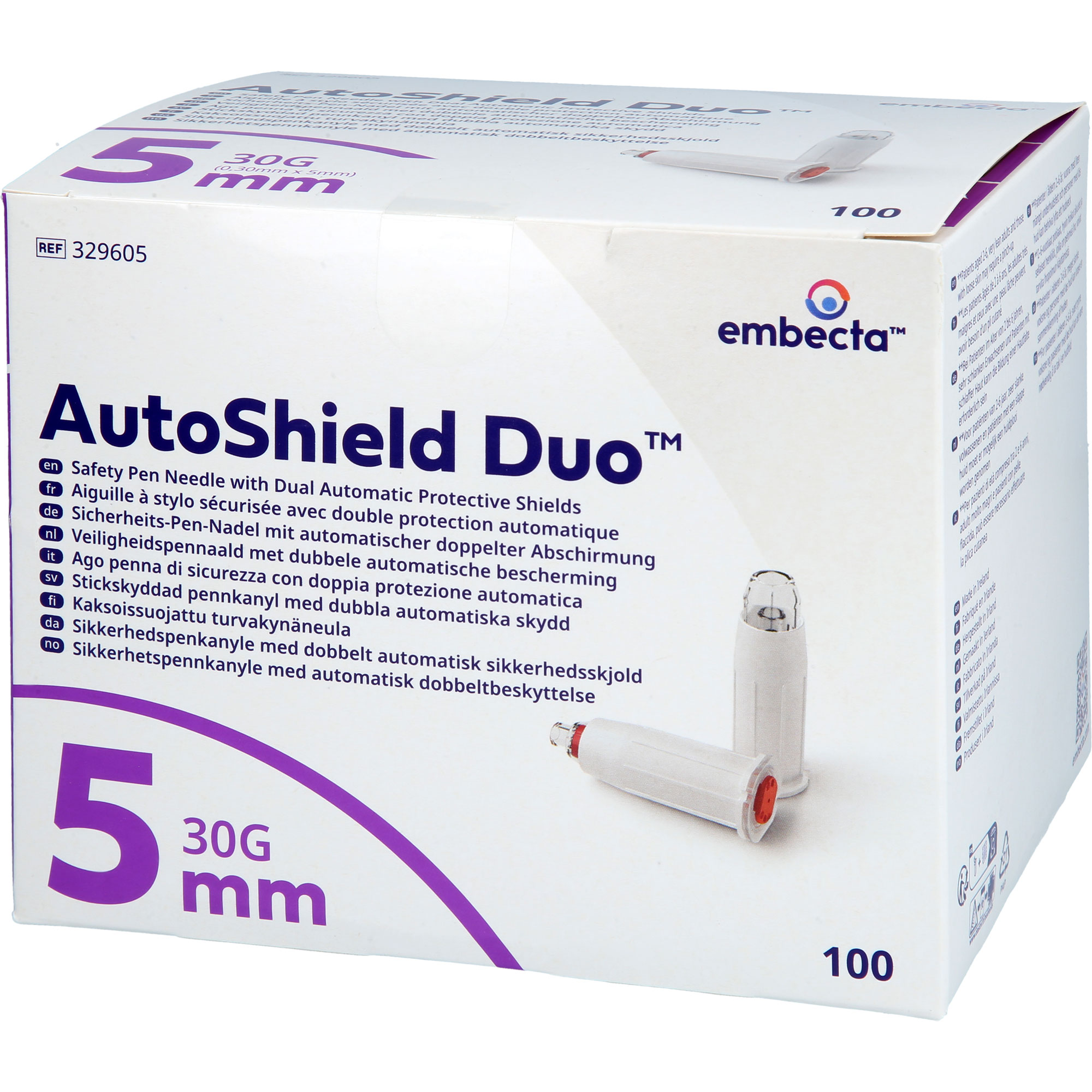Autoshield Duo Sicherheits-Pen-Nadel 5Mm 100 St embecta bei onfy.de kaufen 20539876