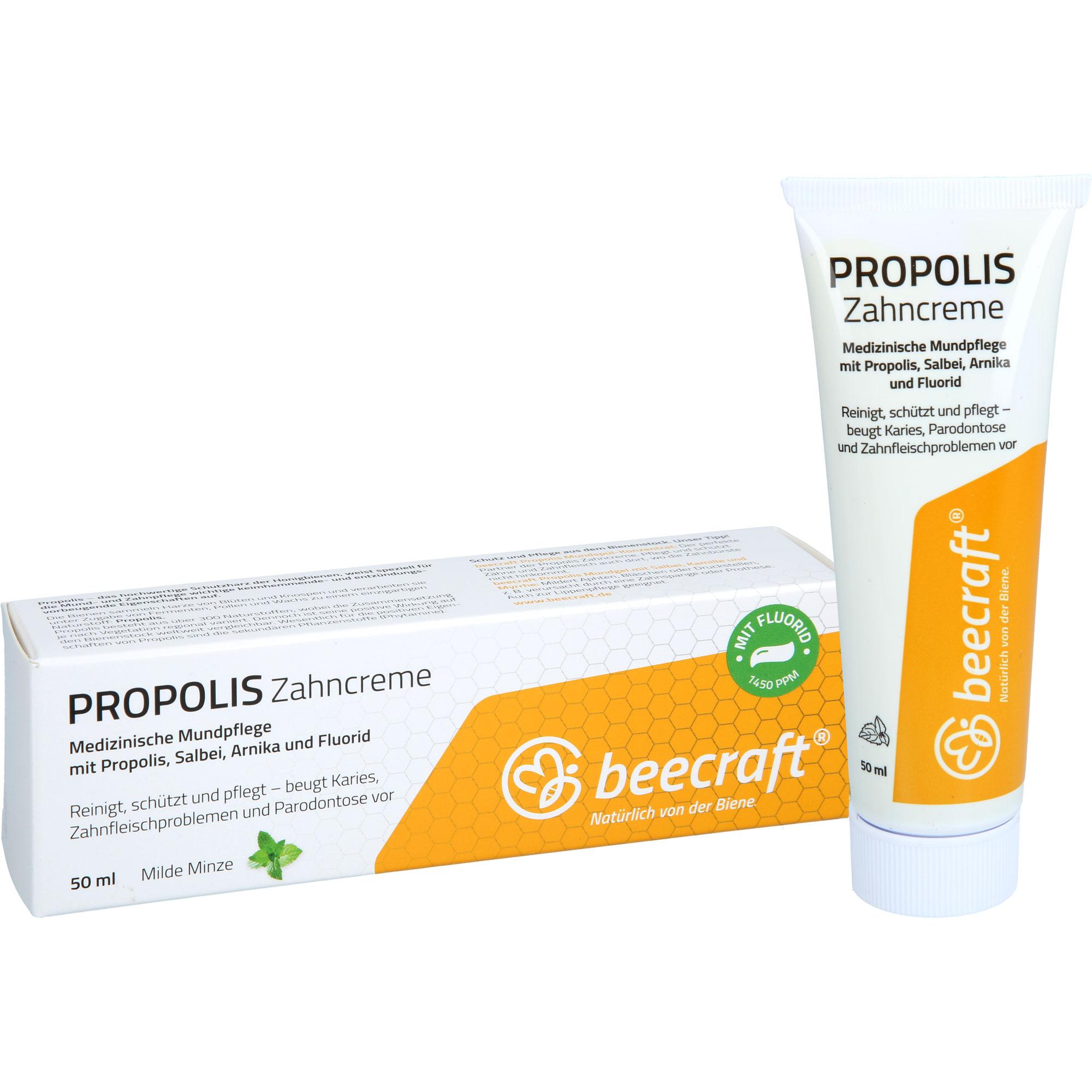 Beecraft Propolis Zahncreme Salbei Arnika Fluorid 50 ml Hansa Naturheilmittel bei onfy.de kaufen 19879302
