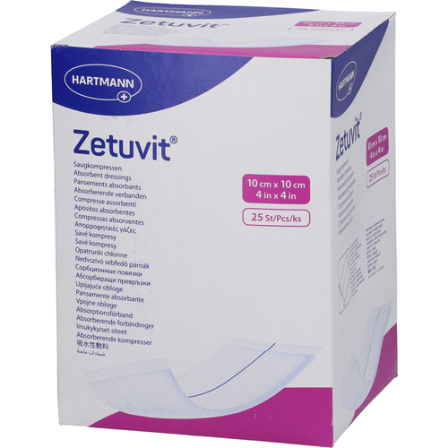 Zetuvit Saugkompressen Steril 10x10 cm 25 St CC Pharma bei onfy.de kaufen 20300129