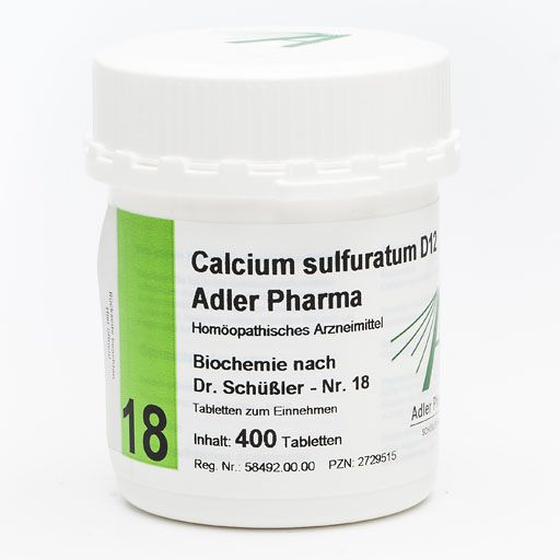 Biochemie Adler 18 Calcium Sulfuratum D12 Adler Ph