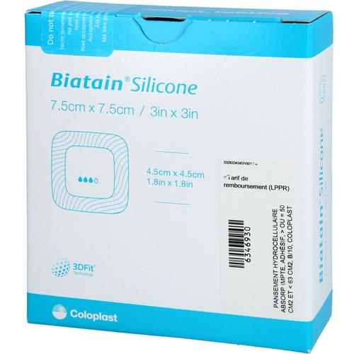 Biatain Silicone Schaumverband 7.5x7.5 cm 10 St Docpharm bei onfy.de kaufen 19846952